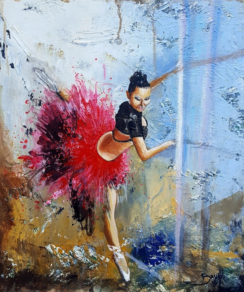 Peinture danseuse - ©Bruni Eric