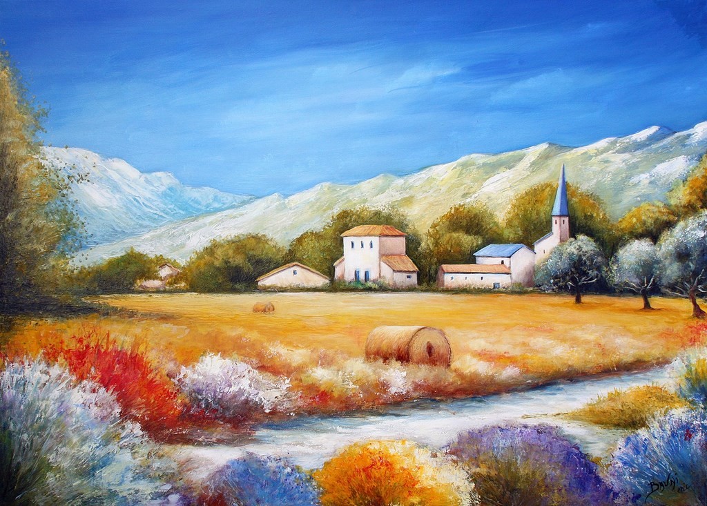 Paysage de Provence - eric Bruni