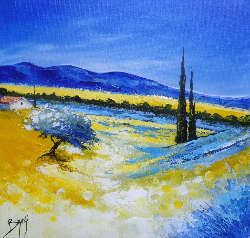 Bleu Provence - Peinture provençale