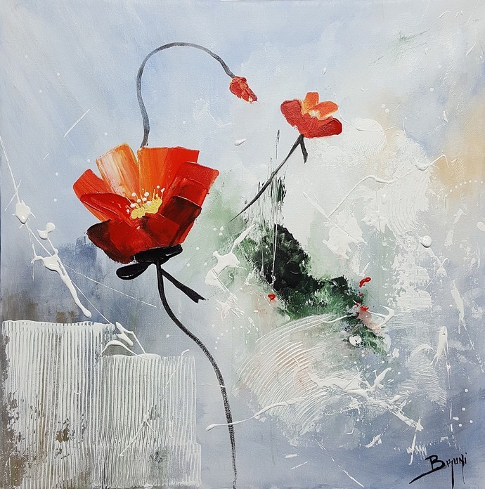 Trois coquelicots ©Bruni Eric