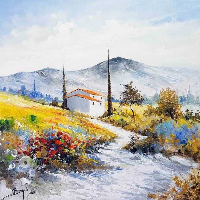 Douce Provence - Artiste peintre Bruni