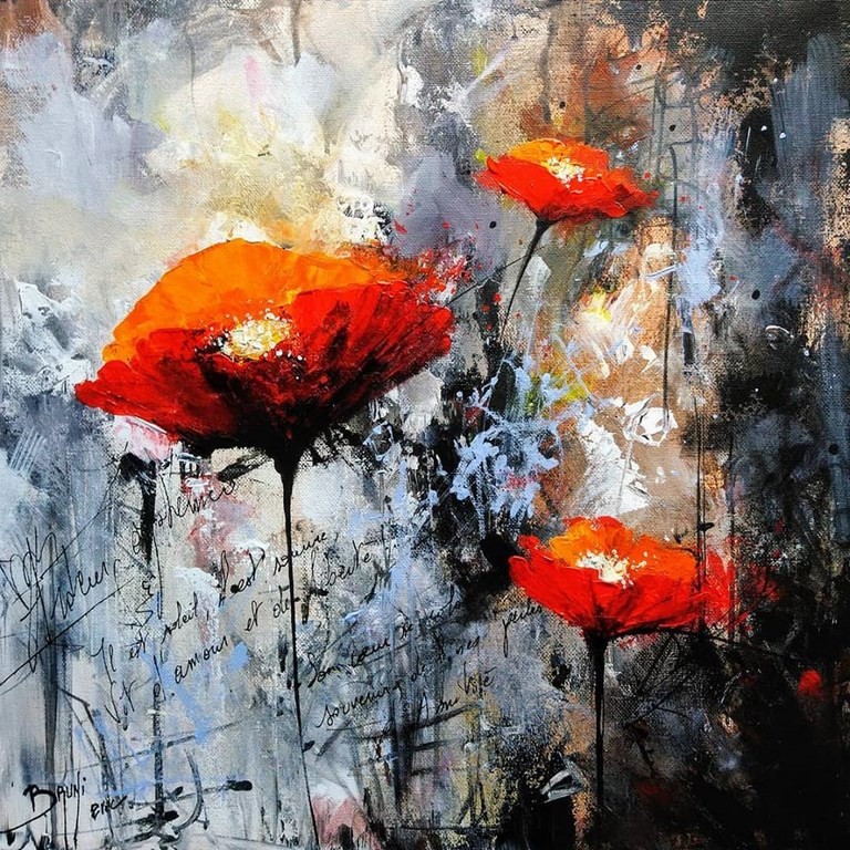 Coquelicots modernes ©Bruni Eric