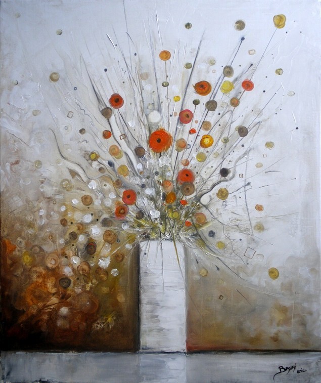 Bouquet d'automne, Huile sur toile