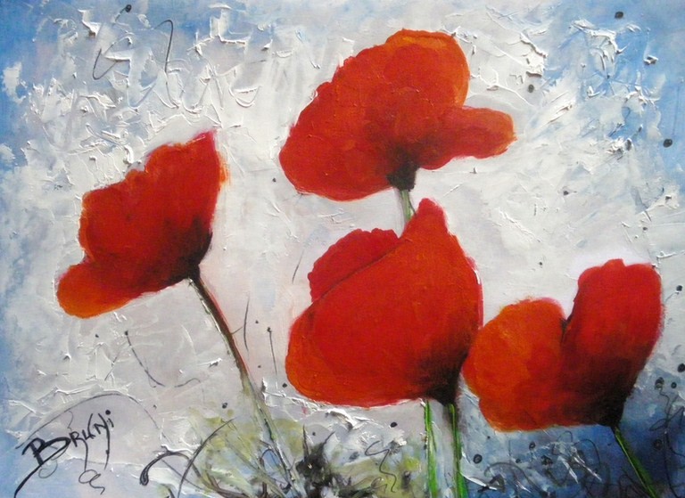 Coquelicots II - Artiste : Bruni Eric