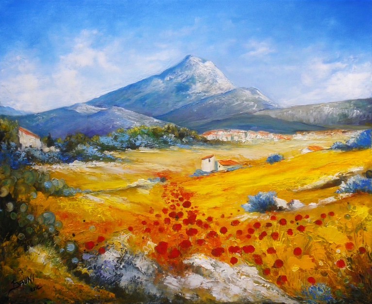 Oeuvre Originale : Mont Sainte Victoire