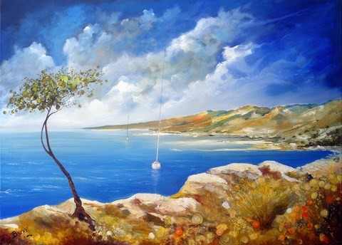  Peinture bord de mer - Bruni Eric