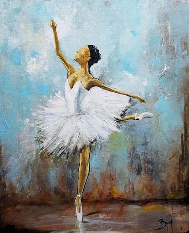 Danseuse classique. Bruni Eric