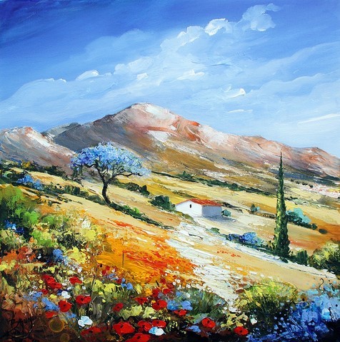 Tableau peinture de Provence