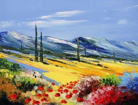 Tableau peinture de Provence