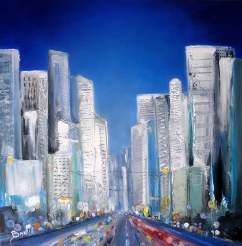 City Blue - Copyright Bruni Eric