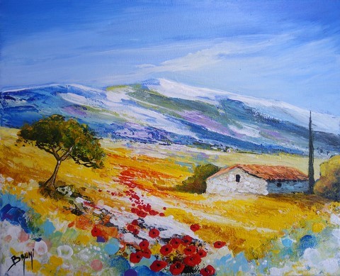 Peinture provençale par Eric Bruni