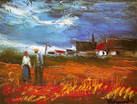 L'angelus de Vlaminck - Galerie Bruni